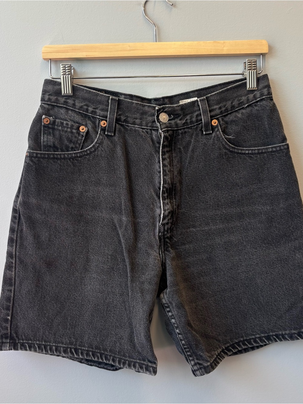 Levi's Black Denim Jean Shorts